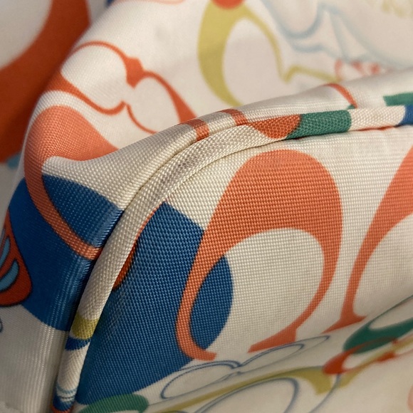 COACH 🧡🦋Colorful Butterfly & CC Pattern Shoulder Bag & Pouch Set - Picture 9 of 15